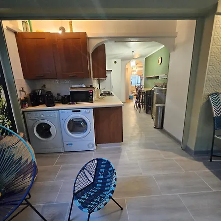 1 Min De La Plage, 3 Chambres, Terrasse Et Jardin Apartament